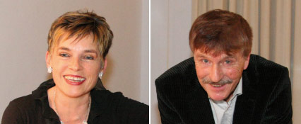 Ulrike Moortgat-Pick und Werner Kirsten